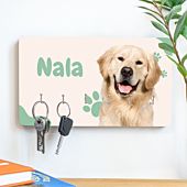 Porte-clés mural personnalisé avec animal de compagnie