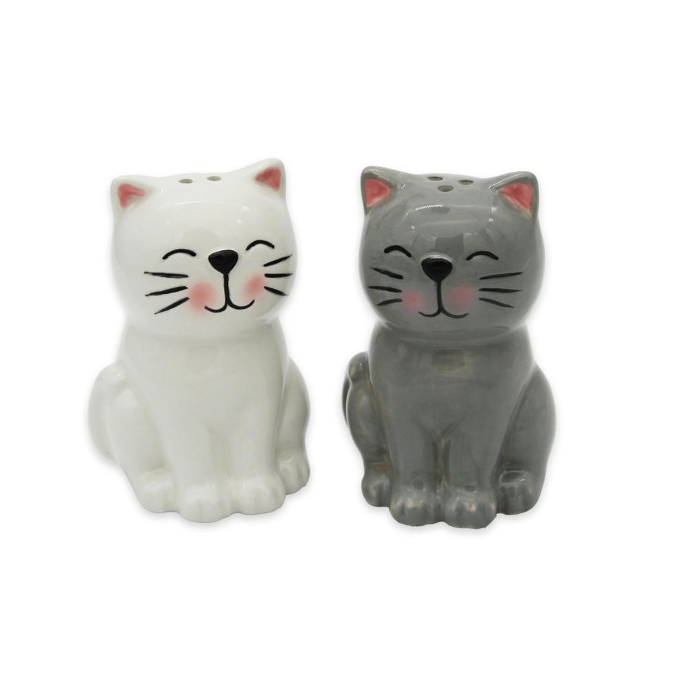Salière et poivrière chat