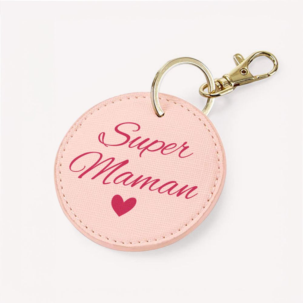 Personalisierbarer Schlüsselanhänger Rund mit Text