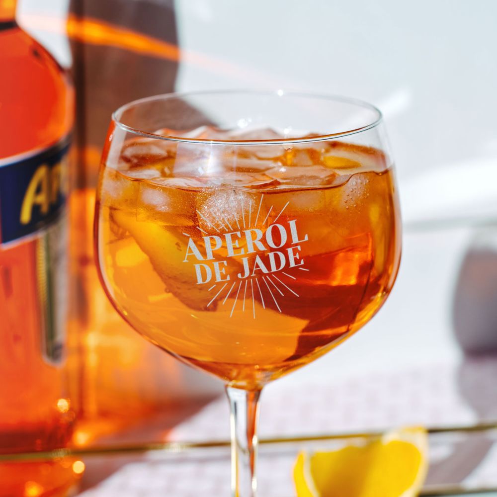 Verre Aperol Spritz personnalisé avec prénom