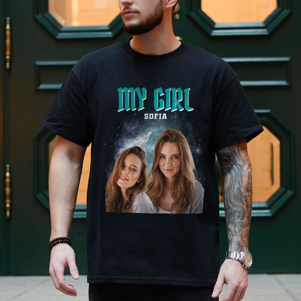 T-shirt vintage bootleg personnalisé