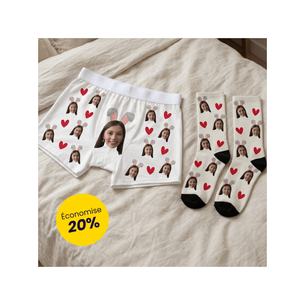 Geschenkset Ostersocken und Boxershorts