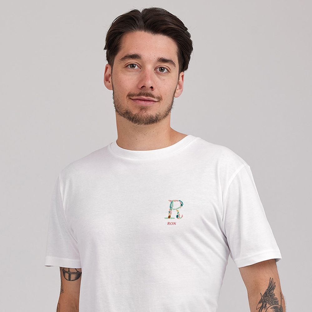 T-shirt personnalisé avec Monogramme hivernal