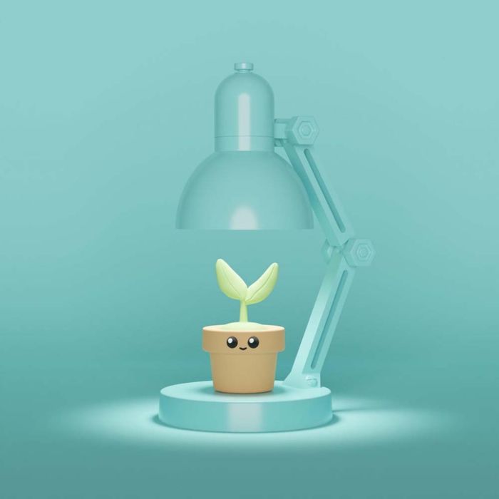 Mini Lampe Plante