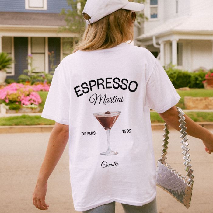 T-shirt personnalisé Espresso Martini