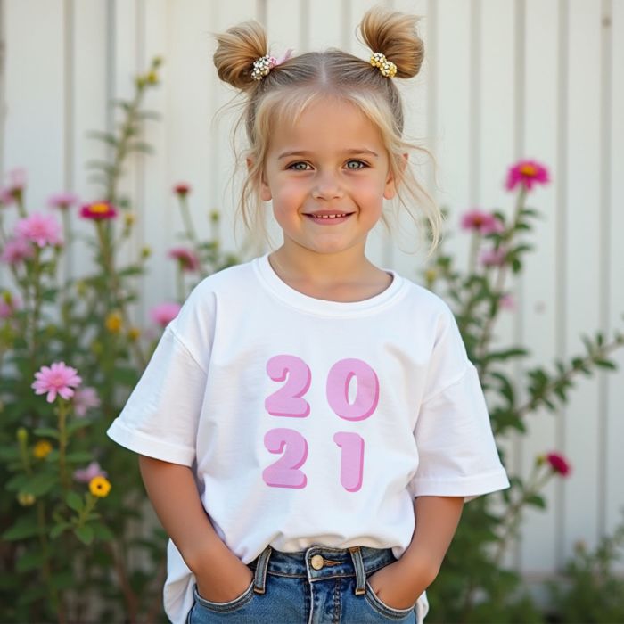T-shirt personnalisé Enfant - Année