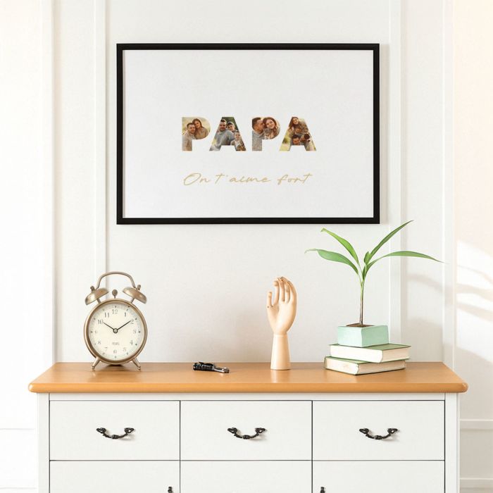 Poster personnalisé Lettres Photos 