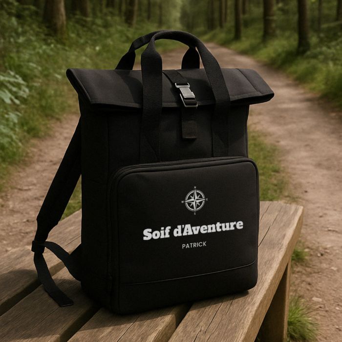 Sac à dos personnalisé avec symbole et texte