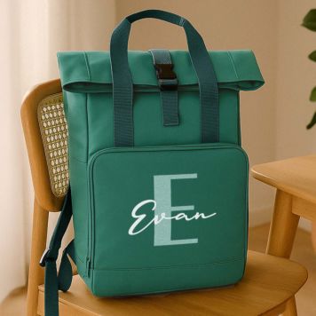 Sac à dos personnalisé avec monogramme